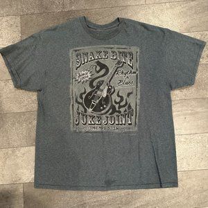 Mens XL Tee Shirt Snake Bite